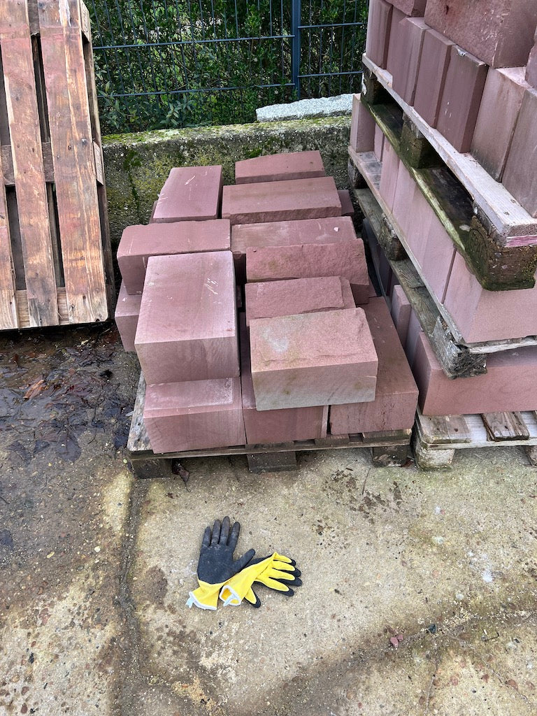 Mainsandstein, neu, rot - verschiedene Produkte Bild 4