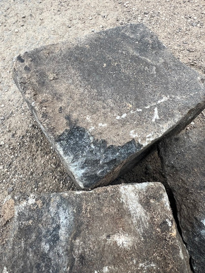 Diabaskleinpflaster 8-11cm gebraucht dunkelgrau/anthrazit